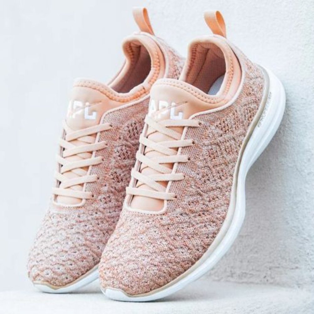 Lululemon Women's Techloom Phantom Shoe Rose Gold Sz 7.5